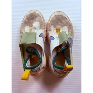 Nike Dynamo Go FlyEase Rabbit Tan Purple Teal Kids Sneakers 11.5C DV1377-100